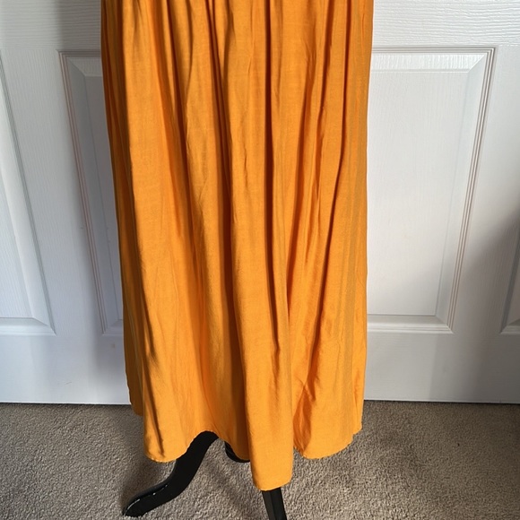 NWT Wild Fable Orange Smocked Midi Dress Sz XXL - Picture 4 of 14